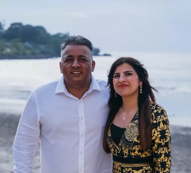 couple on a beach