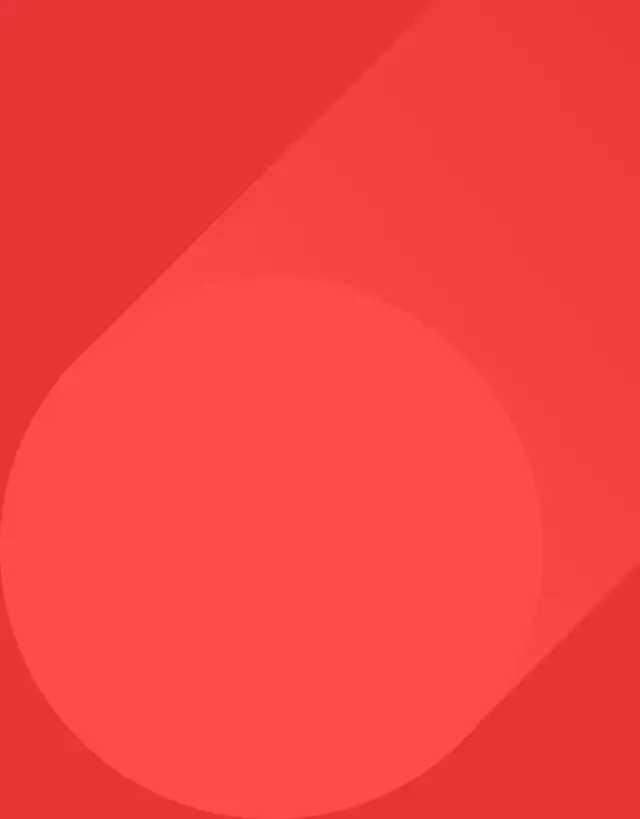 Red graphic design with circle