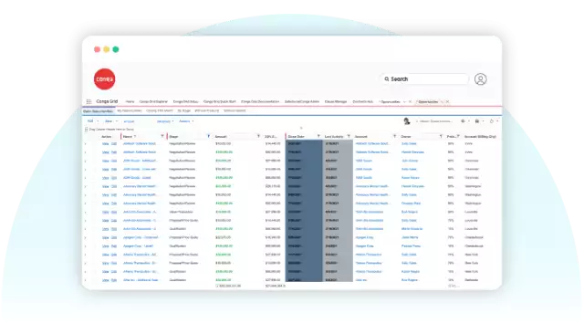 Control your Salesforce data from one place