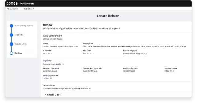 Rebate Management product
