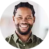 Man smiling