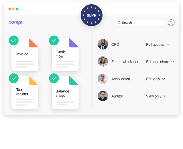 Sensitive data graphic