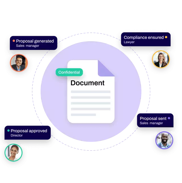 Confidential document illustration