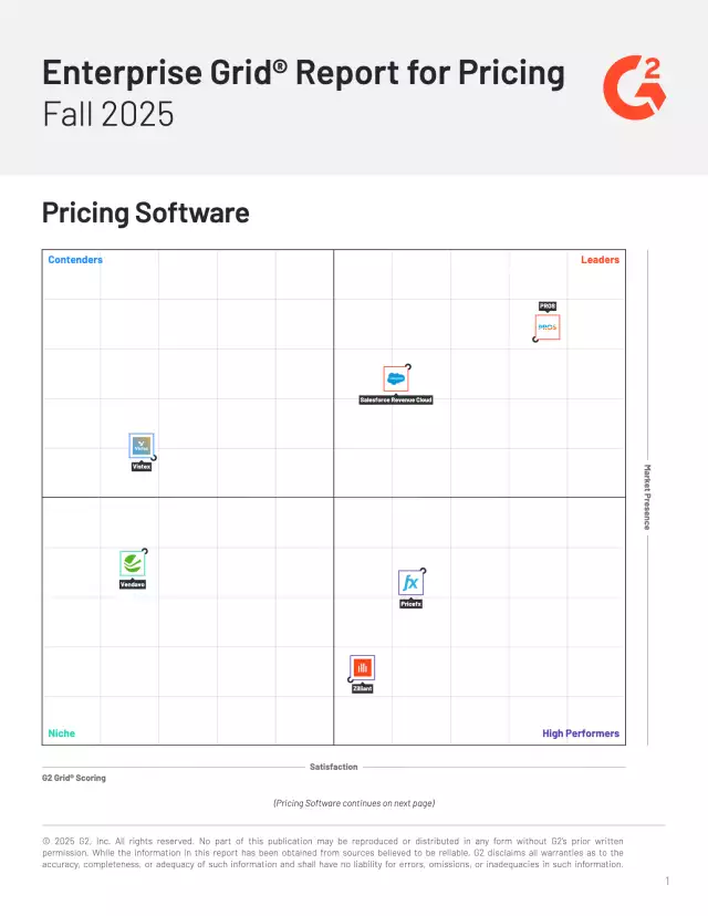 Enterprise Grid Report for Pricing