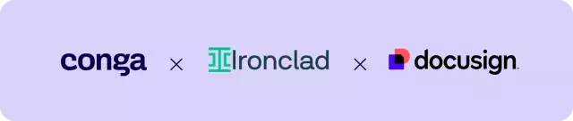 Conga CLM vs DocuSign CLM vs Ironclad differences.