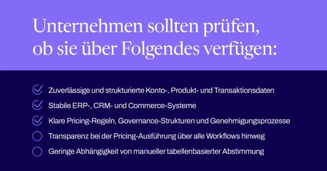 Unternehmen sollten prüfen, ob sie über Folgendes verfügen