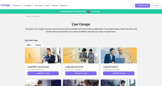 User Groups