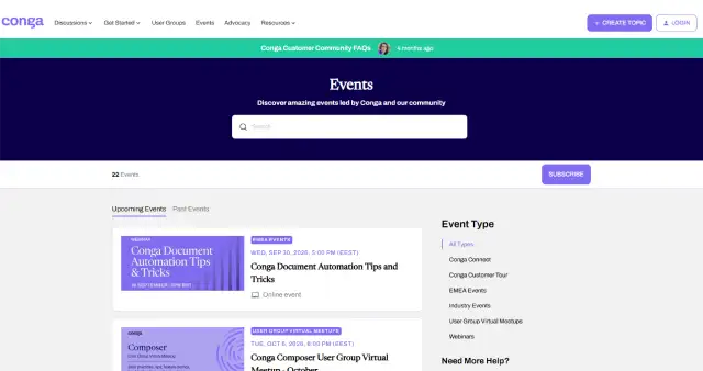 Events