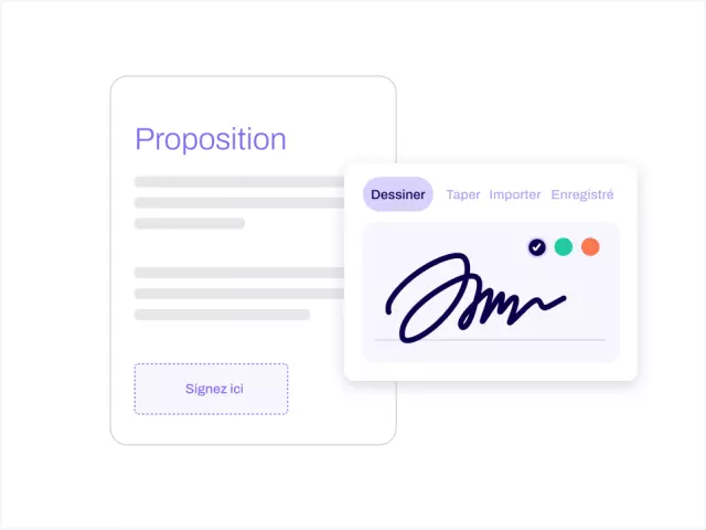 Automatisation: documents et signatures 