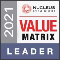 Nuclues Research 2021 Value Matrix Leader logo