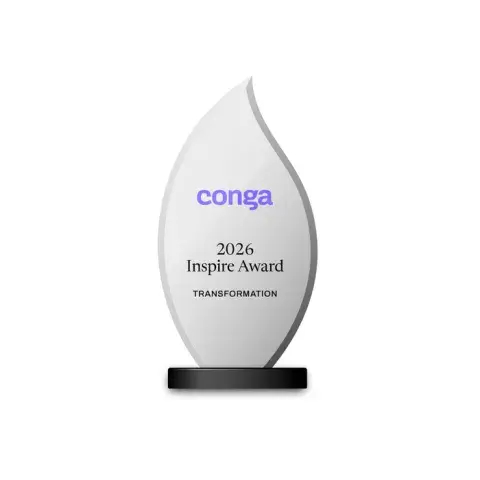 Conga 2026 Inspire Award for Transformation