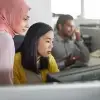 Coworkers collaborating