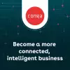 Conga logo and the text "Become a more connected, intelligent business